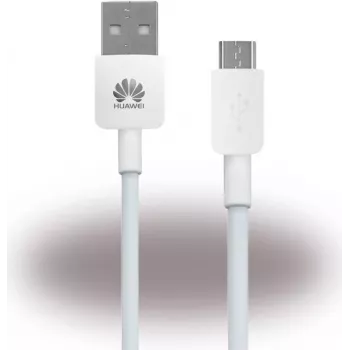 Micro USB kabelis HUAWEI HL0998, 1 m, baltas