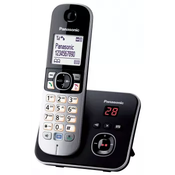 DECT belaidis telefonas Panasonic KX-TG6821GB juodas