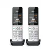 Gigaset COMFORT 500HX duo analoginis/DECT telefono aparatas su skambučio ID, juodas, sidabrinis