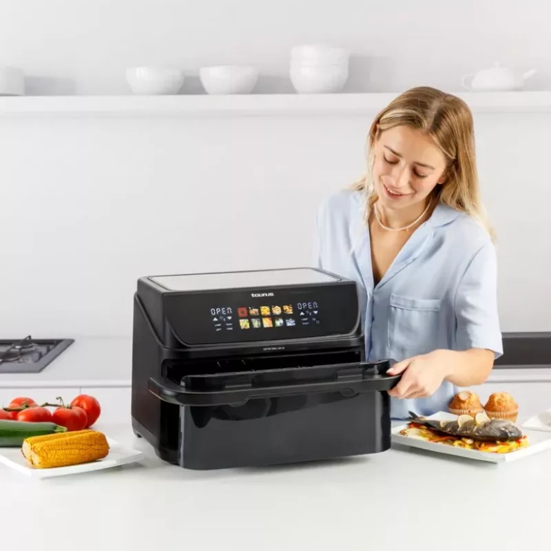 Gruzdintuvė be riebalų su ilgu krepšeliu ir griliu Taurus 973004000