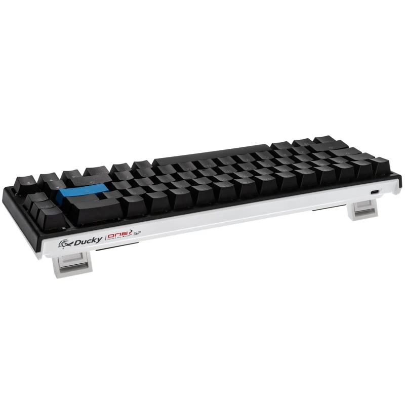 Ducky One 2 SF žaidimų klaviatūra, MX-Blue, RGB LED, juoda (US)