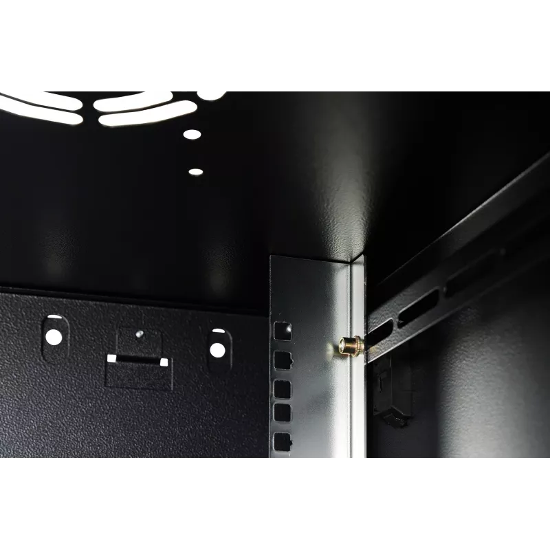 DIGITUS Dynamic-N sieninis tinklo spintos korpusas 9U 19 col. 600x600 mm, IP20, su raktiniu užraktu, nesurinktas