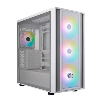 Cooler Master MasterBox 600 White Desktop – baltas vidutinio dydžio kompiuterio korpusas