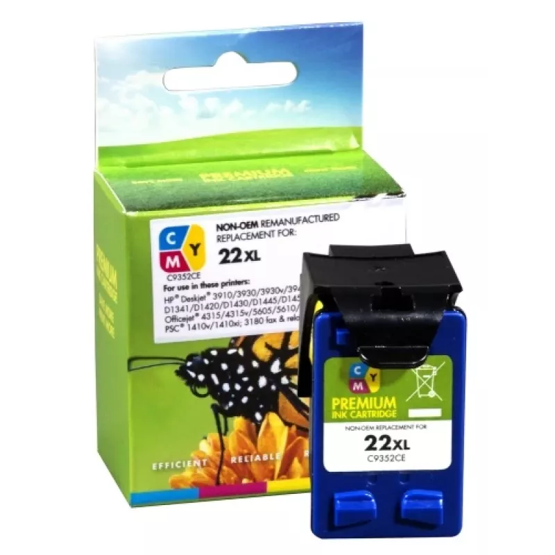 Kasetė Static Control suderinama su Hewlett-Packard 22XL spalvota