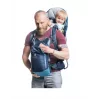 Kuprinė nešiojimui vaikams Deuter Kid Comfort Pro, mėlyna, poliamidas, maks. 22 kg, skėtis nuo saulės, šoninė kišenė