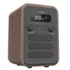Denver DAB-48GREY Personal Digital radijo imtuvas, pilka, mediena