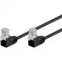 Tinklo laidas Goobay 96085 Juoda 0.5m Cat5e U/UTP