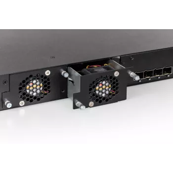 LANCOM XS-6128QF – valdomas L3 jungiklis, 16x 10 Gigabit SFP+ + 4x kombinuoti 10G SFP+/RJ-45 + 4x kombinuoti 25G SFP28 (aukštupis) + 2x kombinuoti 40G QSFP+ (aukštupis)