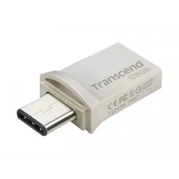 Transcend JetFlash 890 TS128GJF890S 128GB USB 3.1 (Gen 1) atmintinė su USB Type-C ir Type-A jungtimis