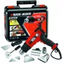 Karšto oro pistoletas Black & Decker KX2200K-QS — 2000 W, 720 L/min, iki 645 °C, pistoletinė rankena, 900 g
