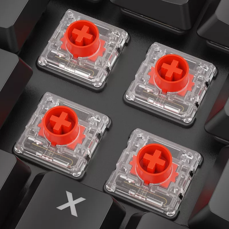 Sharkoon PureWriter W65 klaviatūra mechaninė RF belaidė QWERTZ vokiška juoda