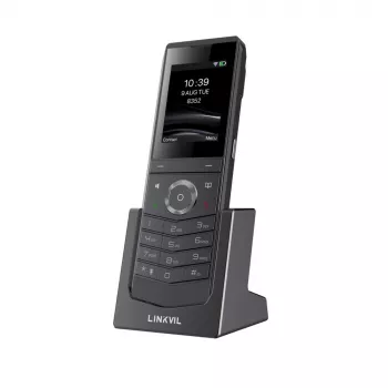 IP belaidis telefonas Fanvil W611W V2 juodas 4 linijos LCD Wi-Fi