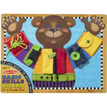 Melissa & Doug „I Dress Up Board“ – magnetinė mokomoji lenta apsirengimo įgūdžiams