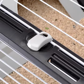 Narvas triušiams ir jūrų kiaulytėms FERPLAST Casita 100, metalas/plastikas, 960×570×560 mm, taupe/balta