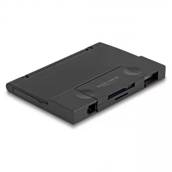 Card Reader DeLOCK 91014 USB 3.2 Gen 1 Type-A / Type-C Juoda MicroSD SD
