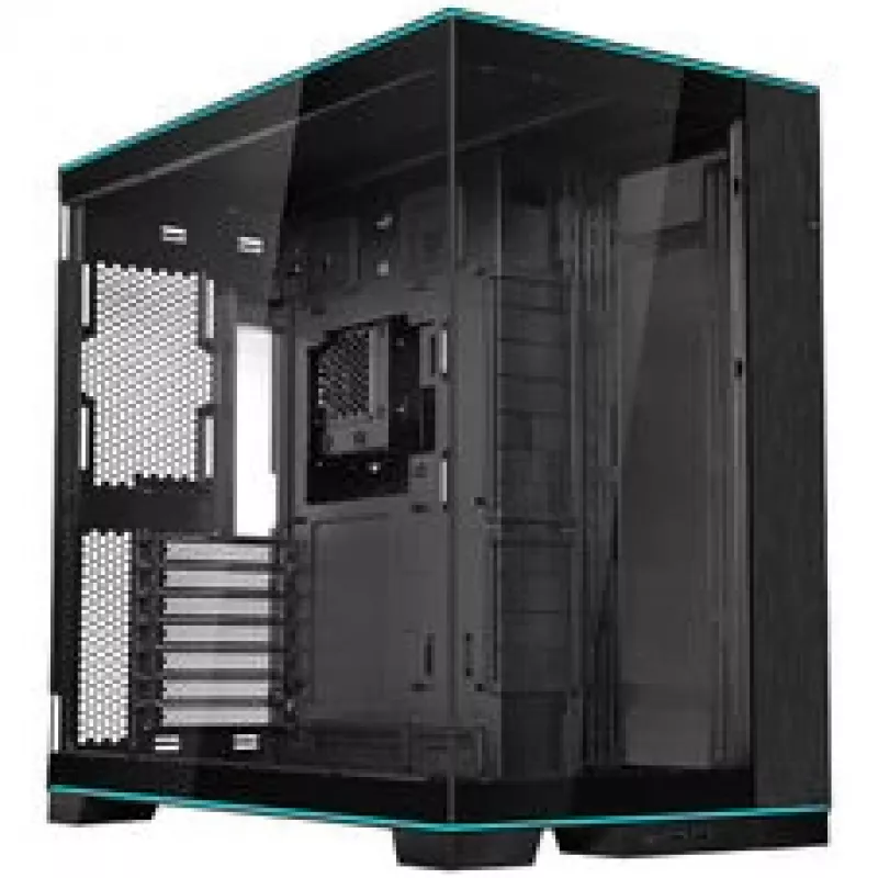 Lian Li O11 Dynamic EVO RGB PC korpuso rinkinys, Midi bokštas, ARGB, grūdintas stiklas + 3x UNI FAN SL-INF - juoda