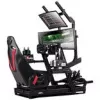 Next Level Racing GTElite Aliuminio Simuliatoriaus Važiuoklė – Vairo Plokštės Versija + O-Rouge C1-XL Cold Fusion Simracing Sėdynė