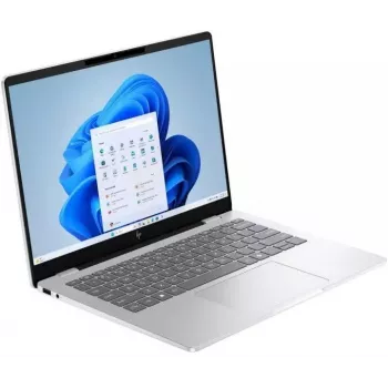 Nešiojamas kompiuteris HP OmniBook 5 16-AG1175CL — AMD Ryzen AI 7 350, 16 colių WUXGA (1920x1200) liečiamasis IPS, 16 GB RAM, 1 TB SSD, Windows 11, Glacier Silver