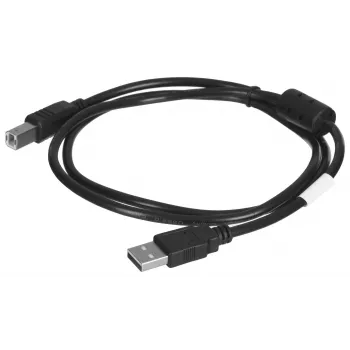 Lanberg CA-USBA-11CC-0010-BK USB kabelis 1 m 2.0 USB B Juoda