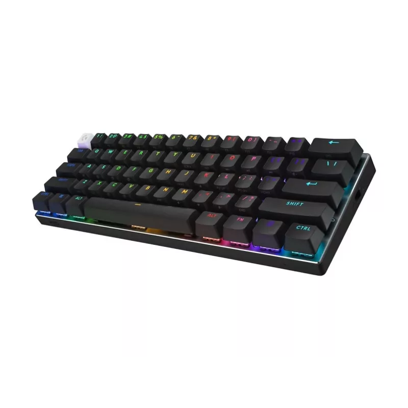 Logitech G PRO X 60 klaviatūra žaidimams USB RF Wireless Bluetooth QWERTZ vokiška juoda