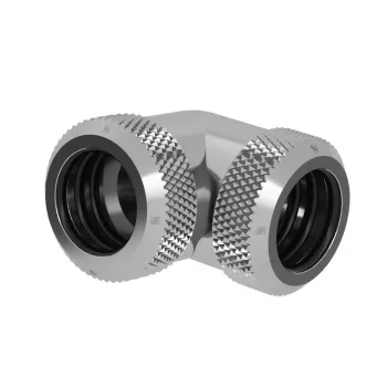Barrow 90° Multi-Link adapteris 14 mm kietam vamzdžiui TWT90KNS-K14 — sidabrinis