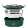 Adler AD 4505g Šildomas maisto indas 0,8 L, nerūdijantis plienas/plastikas, žalia