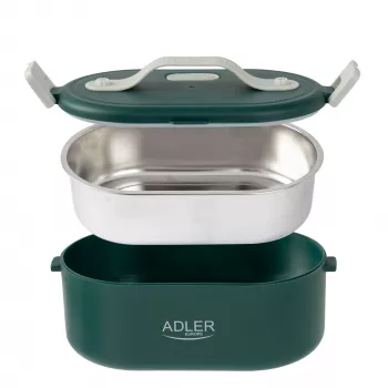 Adler AD 4505g Šildomas maisto indas 0,8 L, nerūdijantis plienas/plastikas, žalia