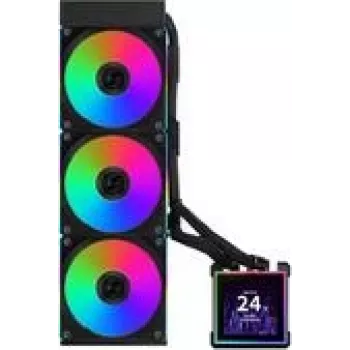 Vandens aušintuvas CPU Lian Li HydroShift II LCD-S 360mm su LCD ekranu ir RGB apšvietimu