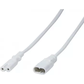 LogiLink – Ilginimo laidas su C8 ir C7 jungtimis – 2 m – Baltas