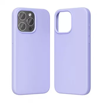 Vention Silicone Case KUFV0-40 dėklas iPhone 15 Pro Max, violetinis, silikoninis minkštas liečiant plonas
