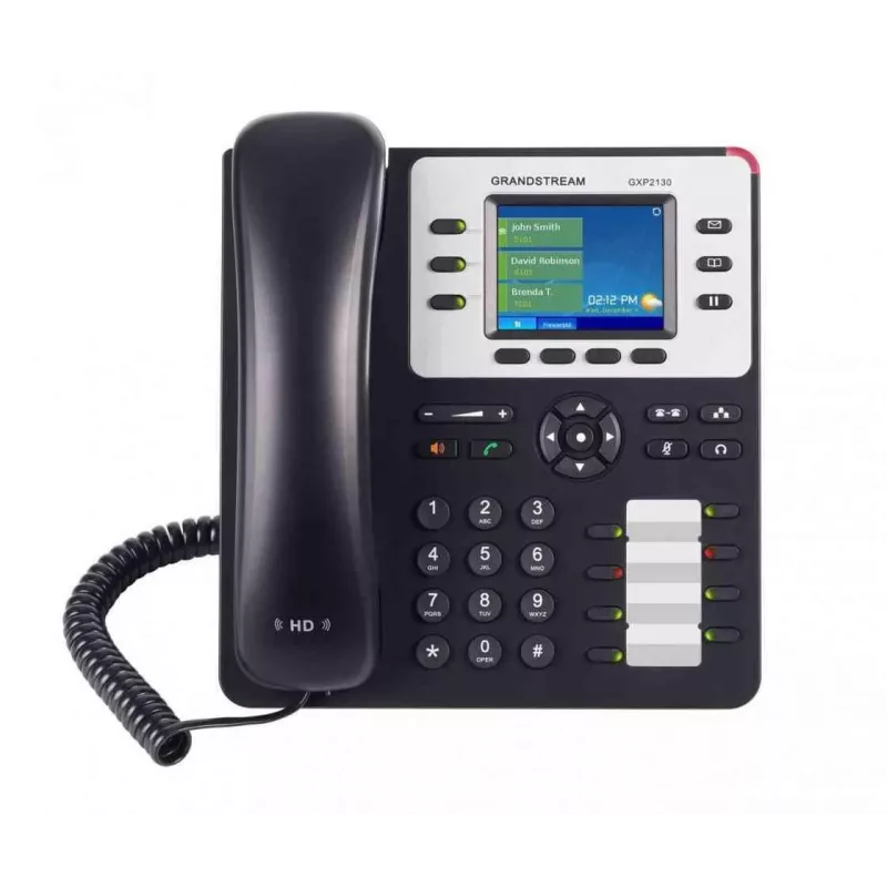 IP telefonas Grandstream Networks GXP-2130 juodas 3 linijos TFT