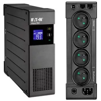 Nepertraukiamo maitinimo šaltinis Eaton Ellipse PRO 850 FR, linijinis-interaktyvus UPS, 0,85 kVA (510 W), 4 lizdai, LCD, bokštas