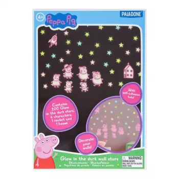 Lipdukas sienai Hasbro Peppa Pig PP13870PP Šviečiantys tamsoje žvaigždutės