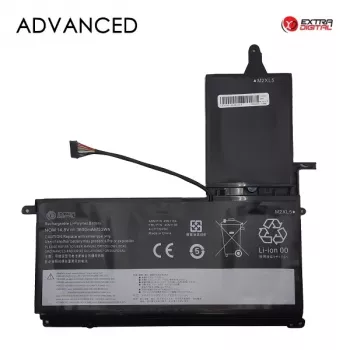 Nešiojamojo kompiuterio baterija Extra Digital NB482085, 3600 mAh, 14,8 V, 53 Wh, skirta Lenovo 45N1166