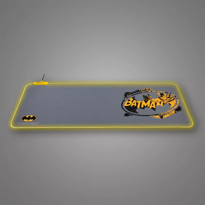FR-TEC BATPCMPAD Pelėdos kilimėlis žaidimams juoda - pilka - geltona (BATPCMPAD)