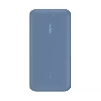 Belkin BPB024HQBL 10 000 mAh nešiojamas powerbankas su integruotu USB-C laidu, 20 W