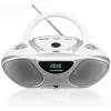 Blaupunkt BB14WH sidabrinis/baltas nešiojamas CD/MP3 radijas, USB, AUX, FM
