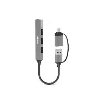 PORT CONNECT | USB-C/USB-A 4 prievadų USB-A 3.0 5Gbps šakotuvas | 900160