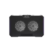 FURY GUNBAI G3 nešiojamojo kompiuterio aušinimo stovas 14.1–17.3 col., 2 ventiliatoriai, RGB apšvietimas, 2× USB