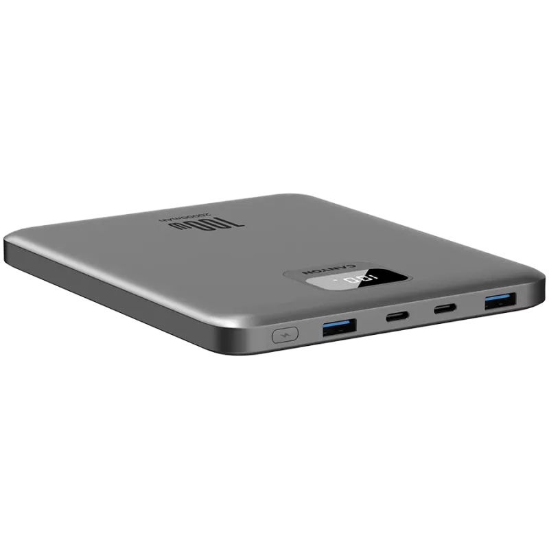 Canyon PB-2008 - Powerbank - Li-Pol - 20 000 mAh - tinkamas nešiojamiems kompiuteriams - skaitmeninis ekranas - USB-C įvestis