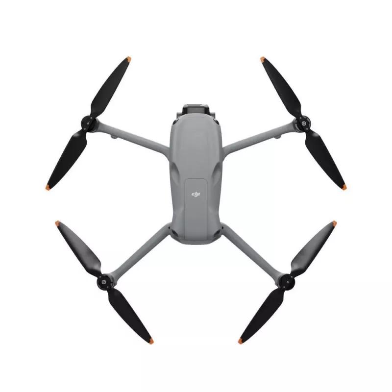 Kvadrakopteris DJI Air 3S – 4 rotorių dronas, 50 MP kamera, 3840×2160 vaizdo įrašas, 27 m/s, 32 000 m nuotolis, 4276 mAh baterija, 42 GB vidinė atmintis, Pilka