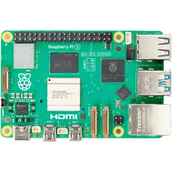 Raspberry Pi 5 B 4GB RAM vienos plokštės kompiuteris - Broadcom BCM2712 / 2.4 GHz