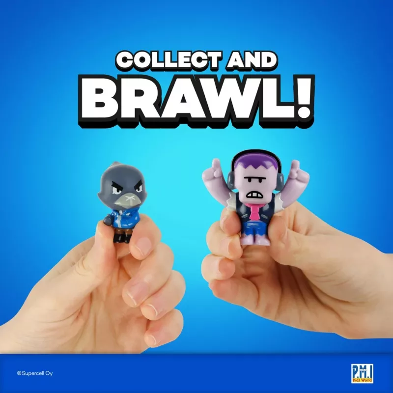BRAWL STARS S1 FIGŪRĖLĖS - 8 VIENETŲ DELIKSĖ DĖŽUTĖ VER.C