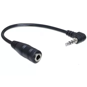 Garso adapterio laidas DeLOCK 65397 0,14 m 2,5 mm kištukas – 3,5 mm lizdas, juodas
