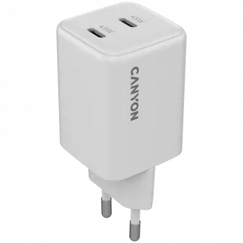 Canyon CU45AC Universal White AC greitojo įkrovimo sieninis įkroviklis