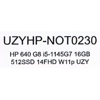 HP ProBook 640 G8 i5-1145G7 16GB 512GB SSD 14 inch FHD Win11pro Naudotas