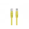 Fluke Passed Lanberg patchcord Cat.6 UTP 0,25 m geltonas 10 vnt.