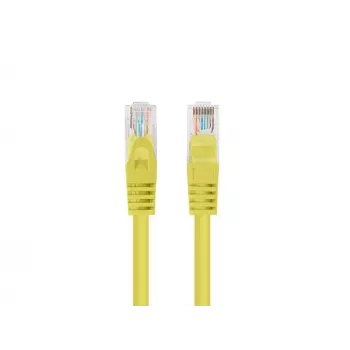 Fluke Passed Lanberg patchcord Cat.6 UTP 0,25 m geltonas 10 vnt.