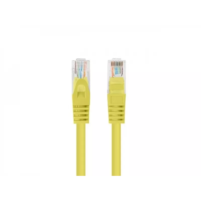 Fluke Passed Lanberg patchcord Cat.6 UTP 0,25 m geltonas 10 vnt.