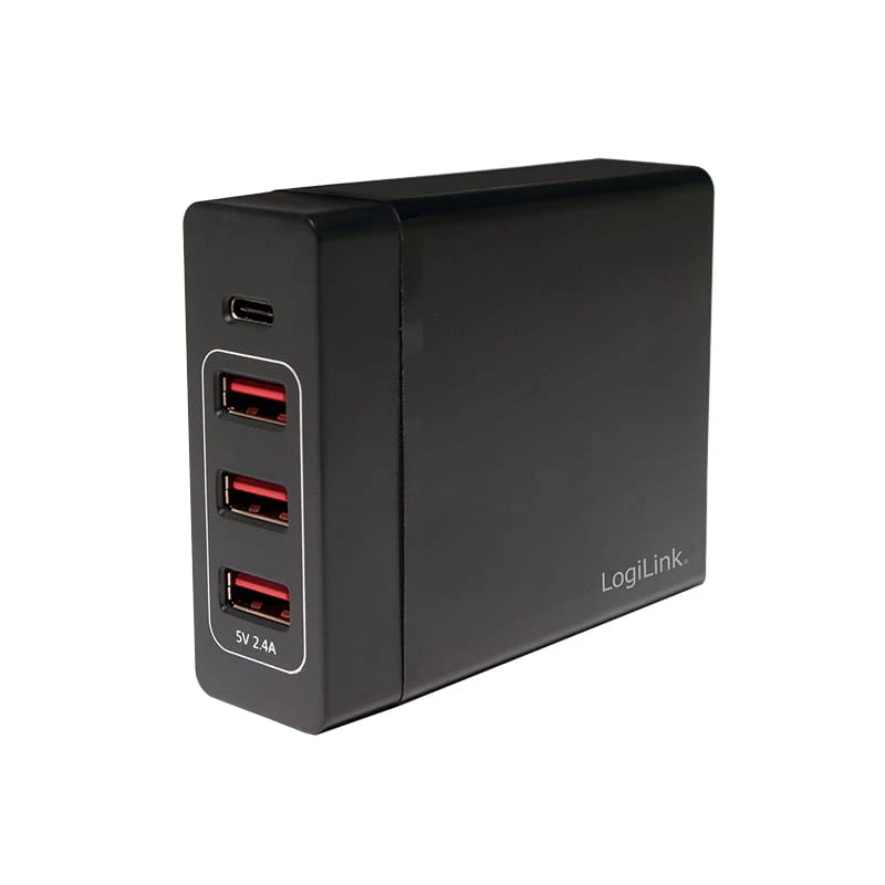 Vidinis USB įkroviklis LogiLink PA0122 Universalus Juodas